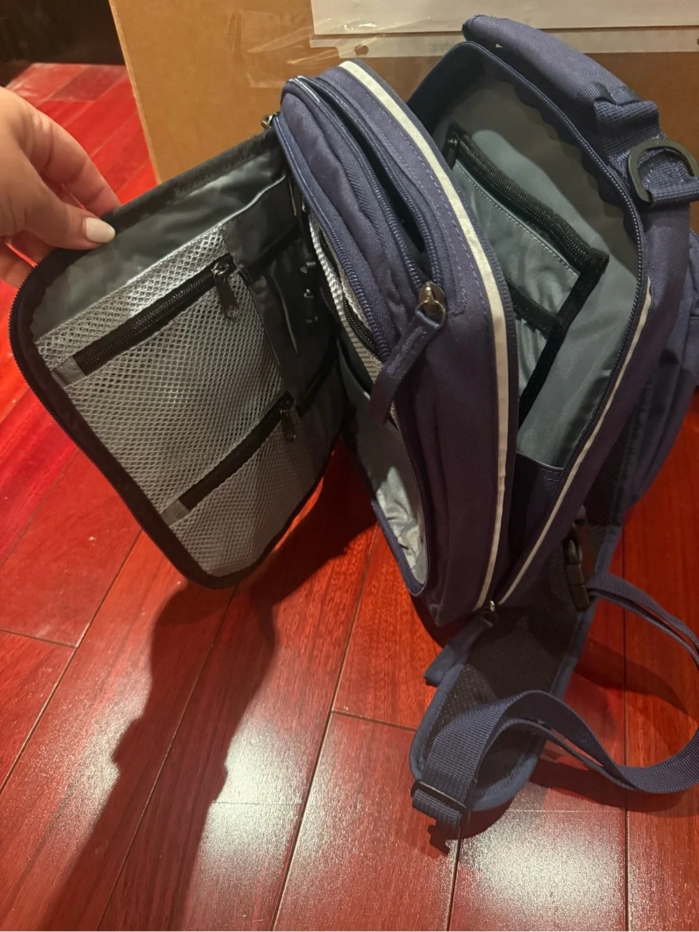 United Airlines AMT Day  2020 Navy Crossbody Messenger Bag